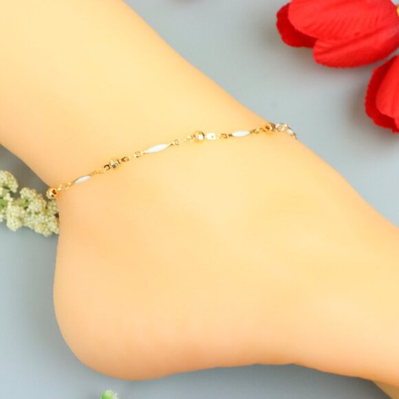 "Handmade Anklet – A Stylish Choice for Women, Thoughtful Gift Idea, EVCH1685 - Picture 10 of 10
